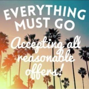 I need to sell everything!
